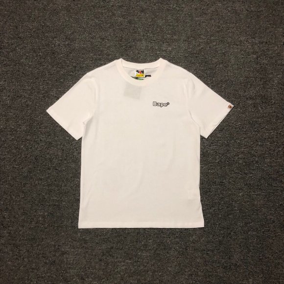 BAPE Ape Man Letter Printed Short Sleeve T-shirtXS.S.L.XL